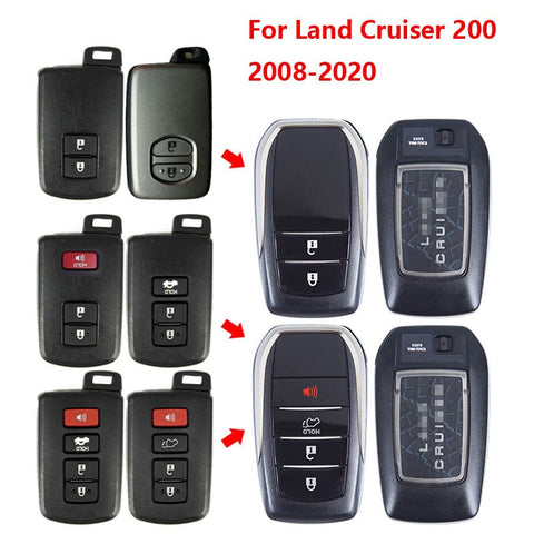 OEM Car Key Case Key Shell Holder Upgrade For Toyota Land Cruiser 200