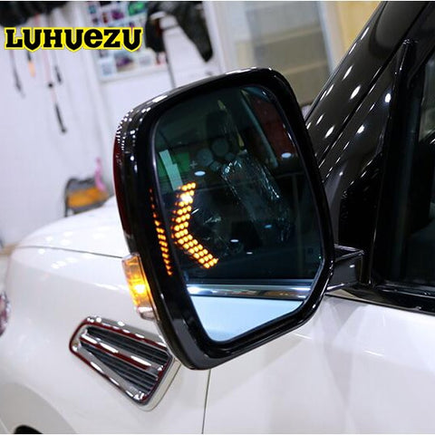 LED Anti-Dazzling Heating Blue Mirror For Nissan Patrol Y62